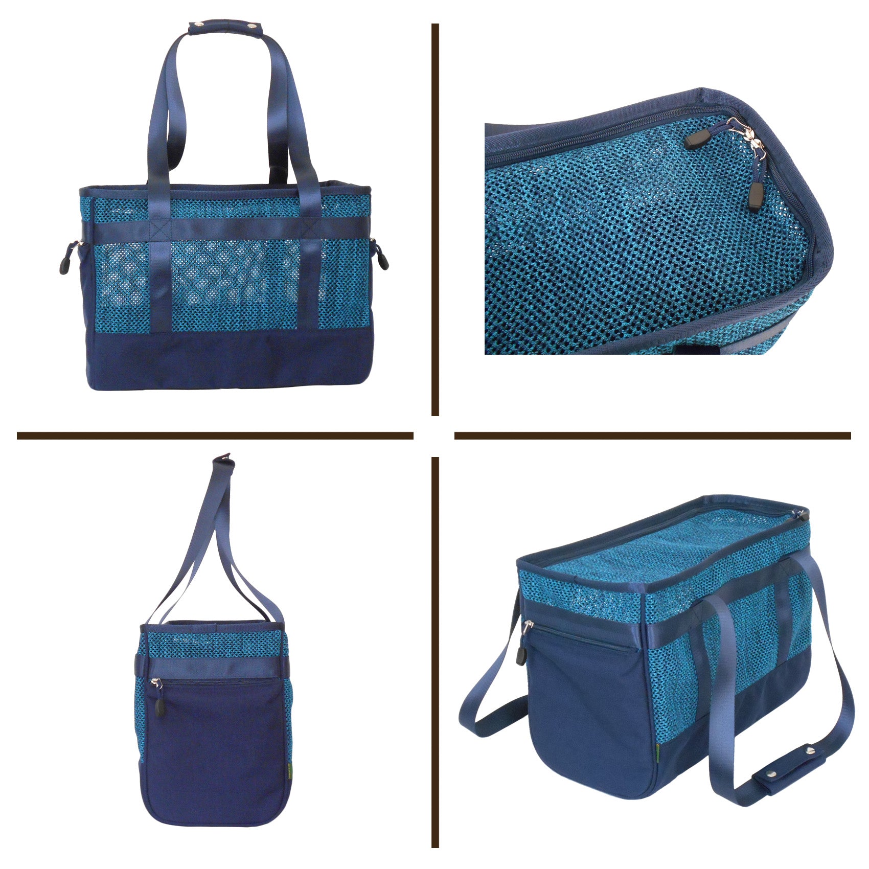 Mesh Pet Dog Cat Travel Carriers Pet Totes Bag Doggy Basket Doggie Handbag Puppy-(Ideal for dog/cat below 5kgs /11lbs)