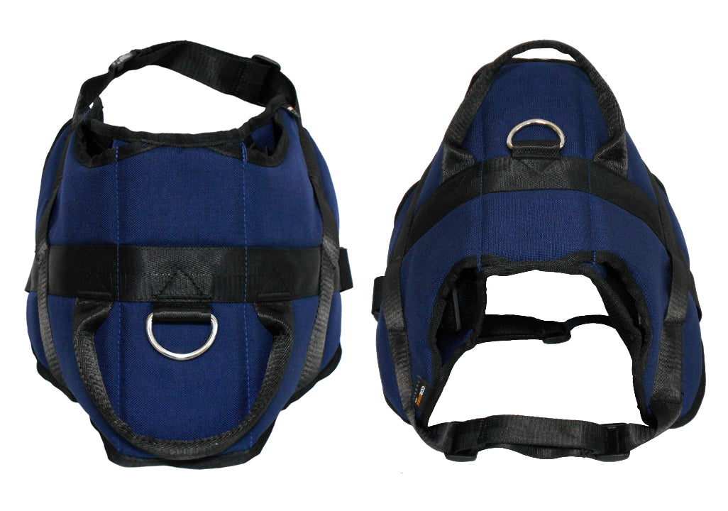 1000D Cordura Nylon Dog Vest Harness With Car Safety Seat Belts For Dog Girth 27"-38"
