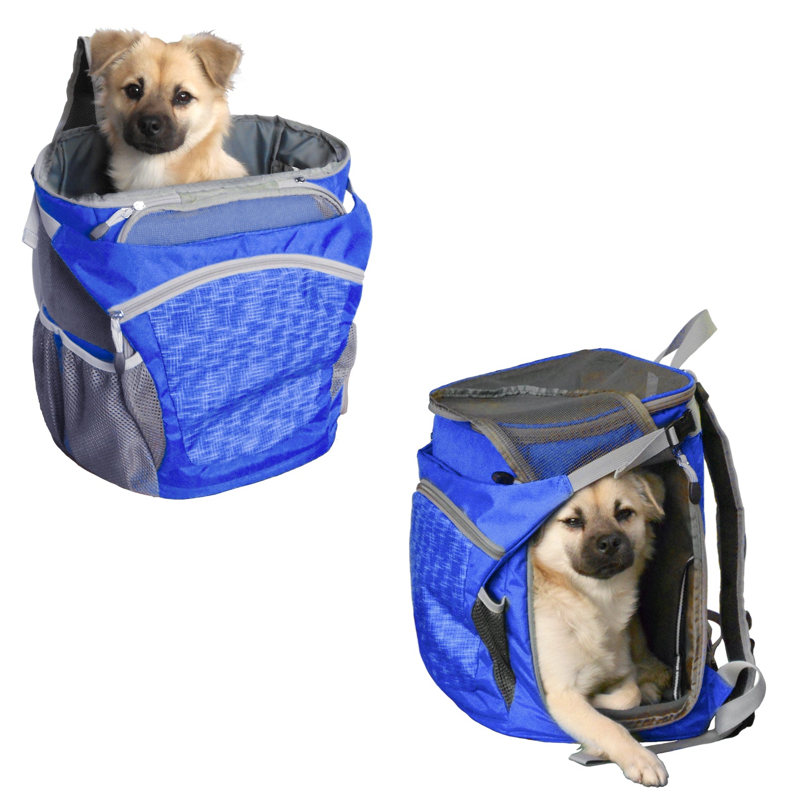Dog Cat Carrier Mesh Outdoor Backpack (Ideal for dog/cat below 7.5kg/16.5lbs)