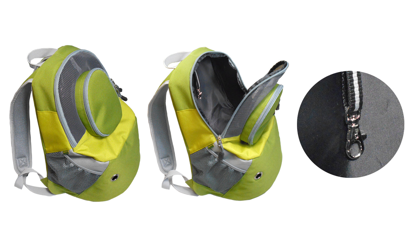 Dog Cat Carrier Mesh Outdoor Backpack - Medium Size (Ideal for dog/cat below 5.5kg/12lbs)