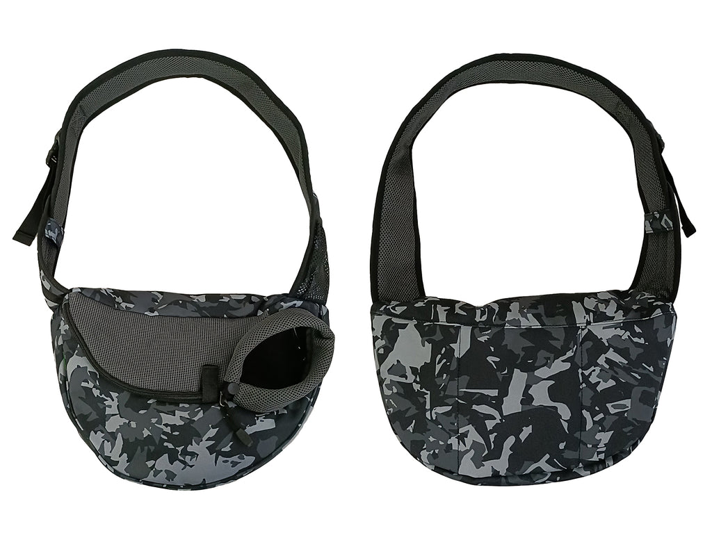 Dog Cat Carrier Mesh Outdoor Shoulder Bag - Small Size (Ideal for dog/cat below 3kg/6.5lbs)